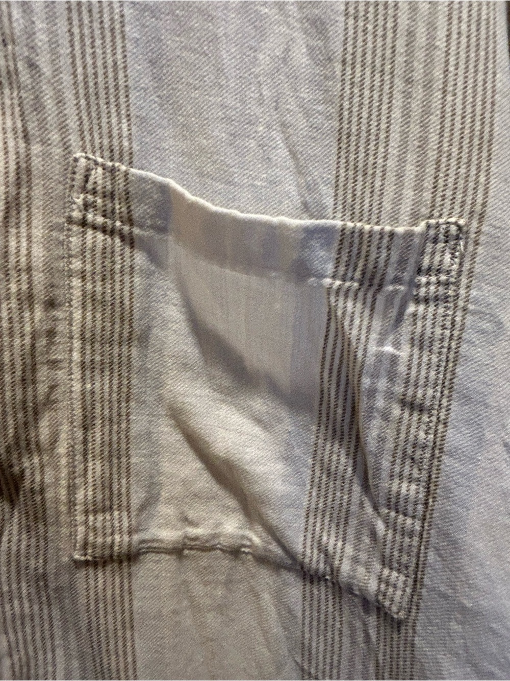 Community by Aritzia (discontinued) Cotton/linen blend striped shirt - size XL - Picture 6 of 16
